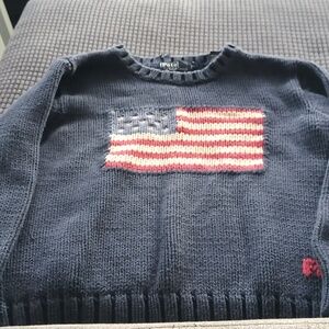 Sweater with a flag